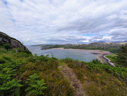 Looking across a loch in the Scottish Highlands