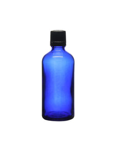 100ml Blue Glass Bottle (Single)