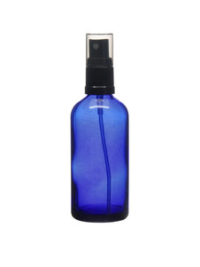 100ml Blue Glass Bottle (Fine mist spray) Single