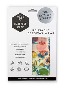 Reusable Beeswax Wrap - Set of 3 S/M/L