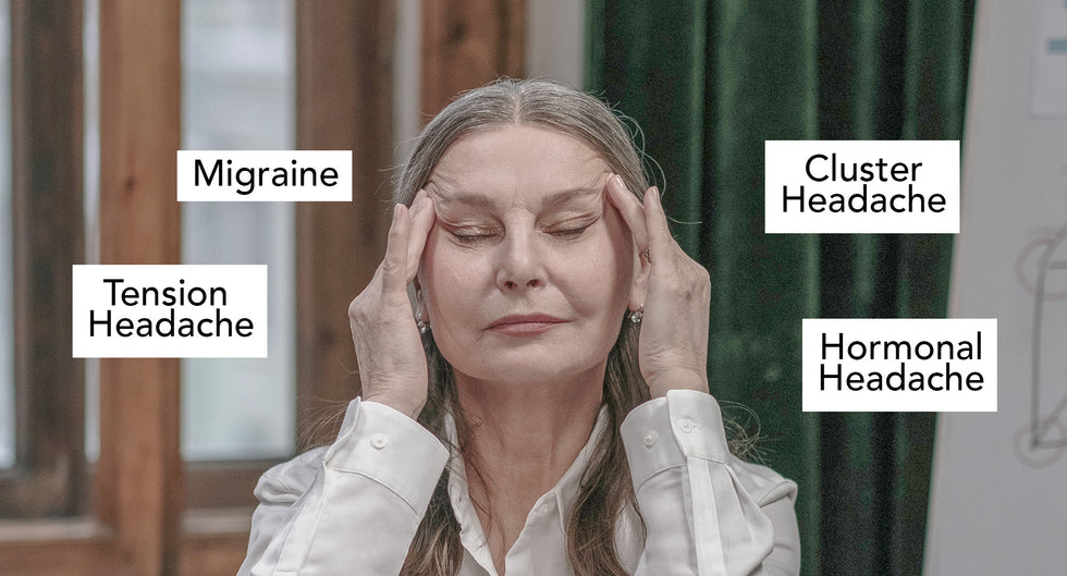 essential oils for headaches infographic