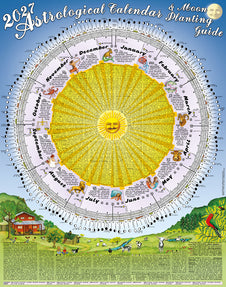2027 Astrological Calendar and Moon Planting Guide by Thomas Zimmer