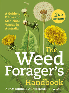 The Weed Forager's Handbook 2nd edition cover, by Adam Grubb and Annie Raser-Rowland