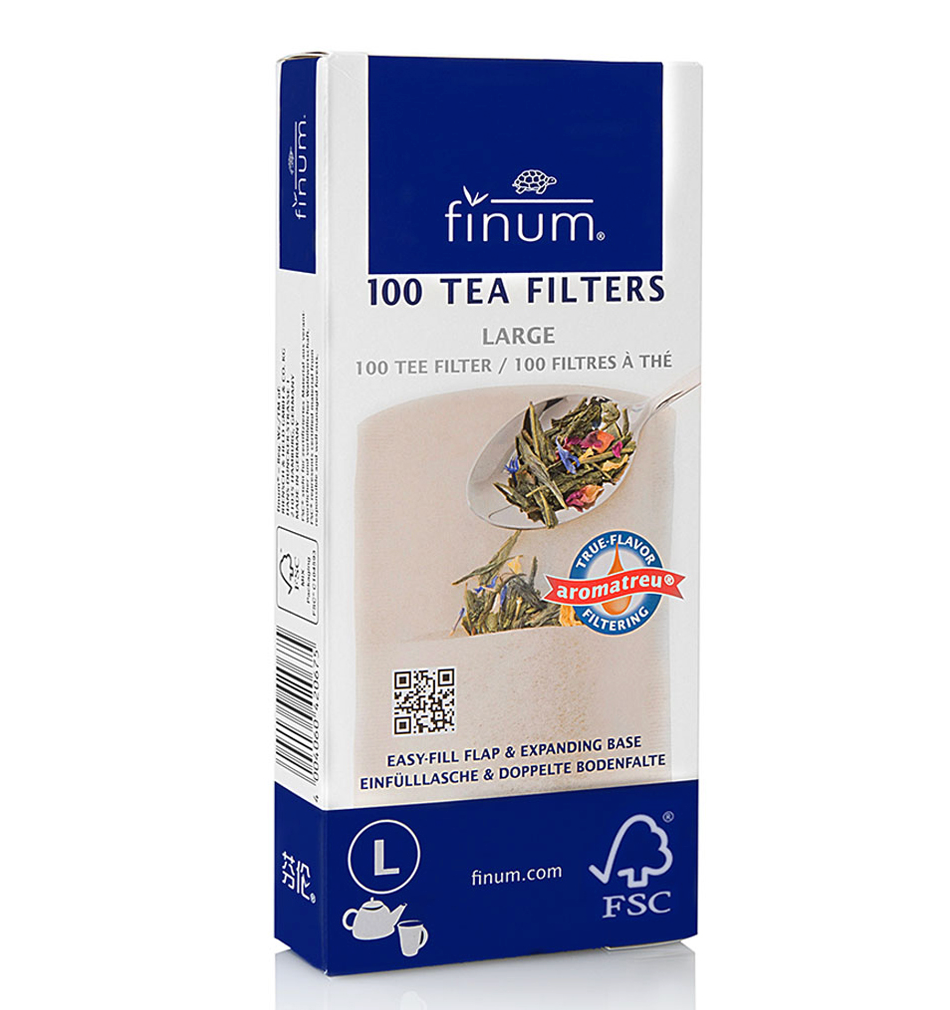 Finum Disposable Filters (Large) - Ideal for Tea Pots and Large Mugs ...