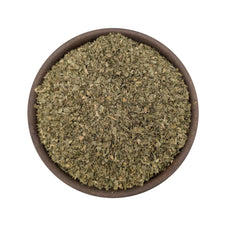 Dried parsley leaf in a bowl