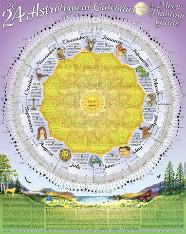2024 Astrological Calendar and Moon Planting Guide
