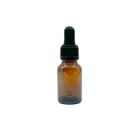 15ml Amber Bottle (Dropper) Single