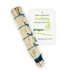 White Sage & Lemon Myrtle - Purifying Smudge Stick
