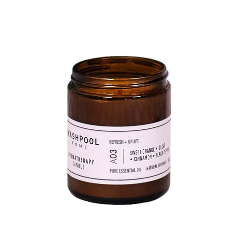 Natural Soy Candle - Sweet Orange, Clove & Black Pepper