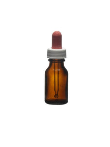 15ml Amber Bottle (Dropper) Single