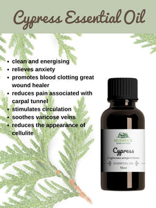 benefits of cypress essential oil