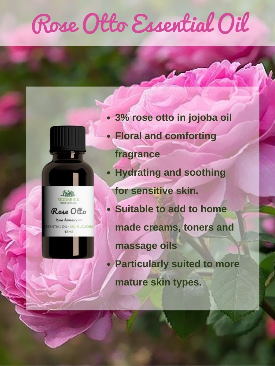 Rose Otto 3% Jojoba (organic) - Essential Oil