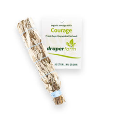 Prairie Sage, Mugwort & Patchouli - Courage Smudge Stick