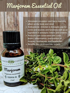 benefits of marjoram essential oil