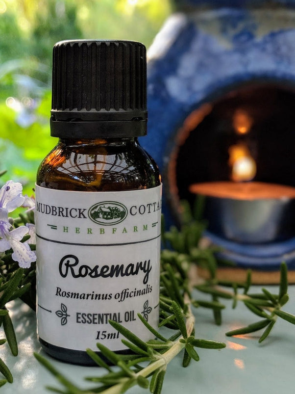 Buy Organic Rosemary Essential Oil - Mudbrick Herb Cottage